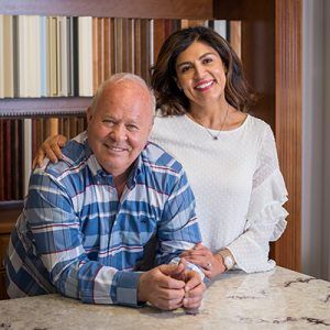 Alden and Liz Palmer from Pioneer Carpet One